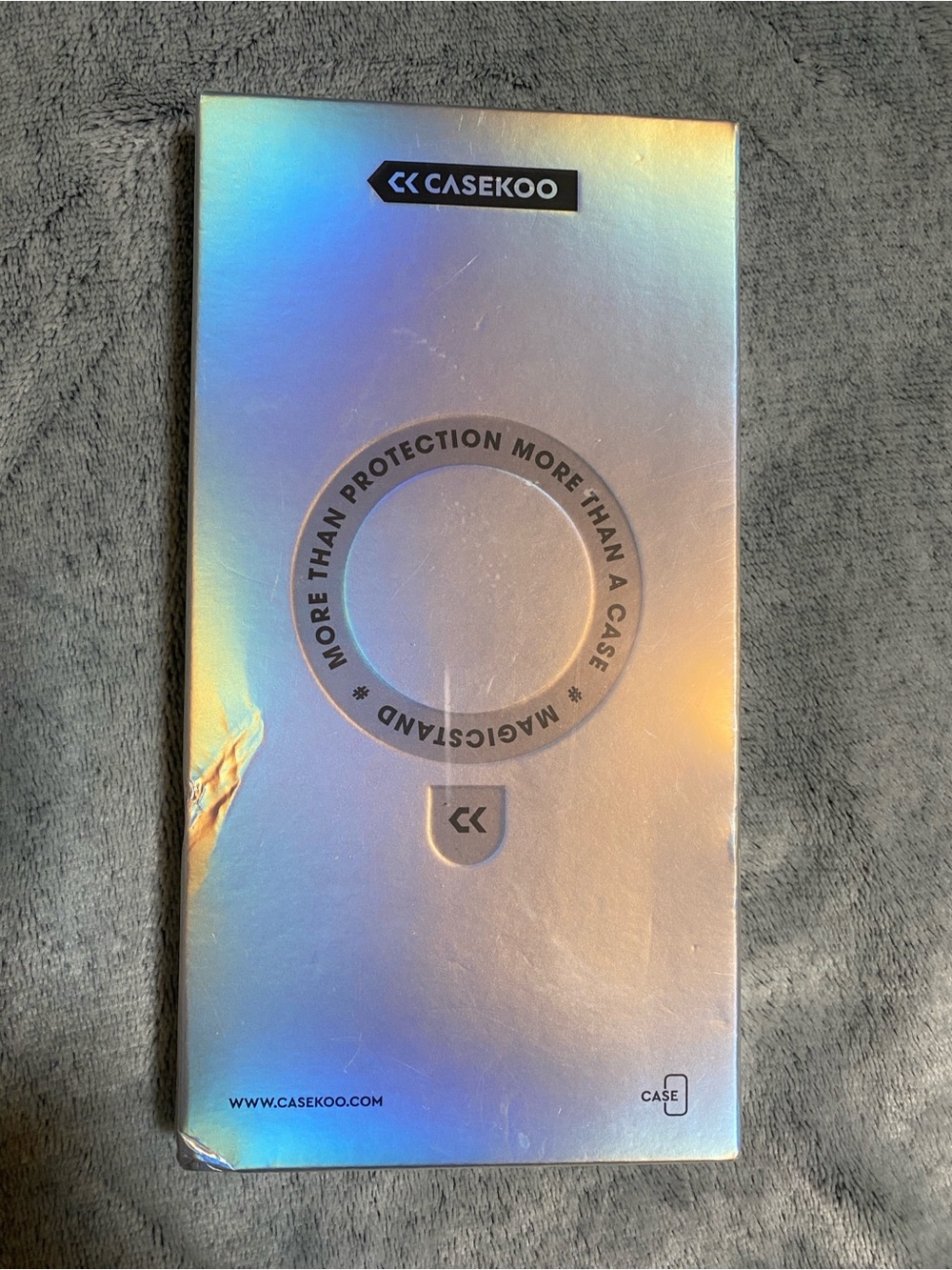 Holographic MagSafe-Compatible iPhone 16 pro max Case - Silver Prism